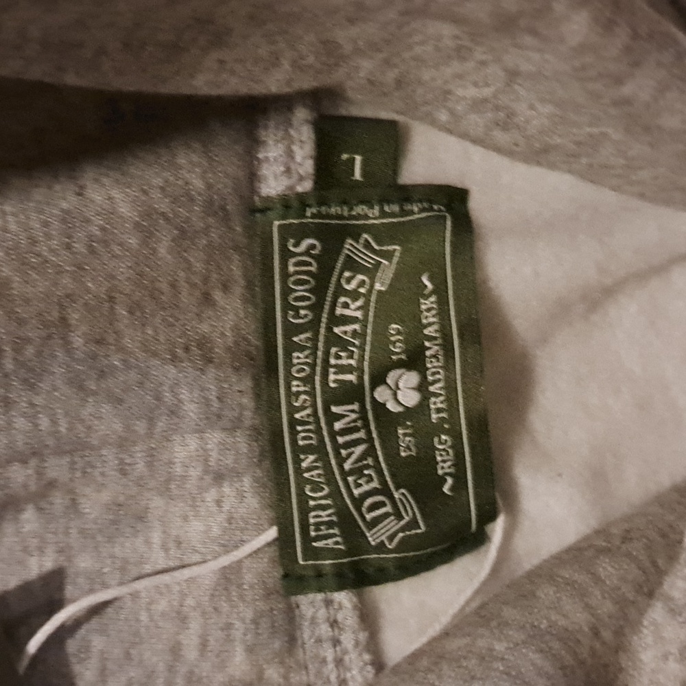 Denim Tears Hoodie Grey NEW - Picture 4 of 4
